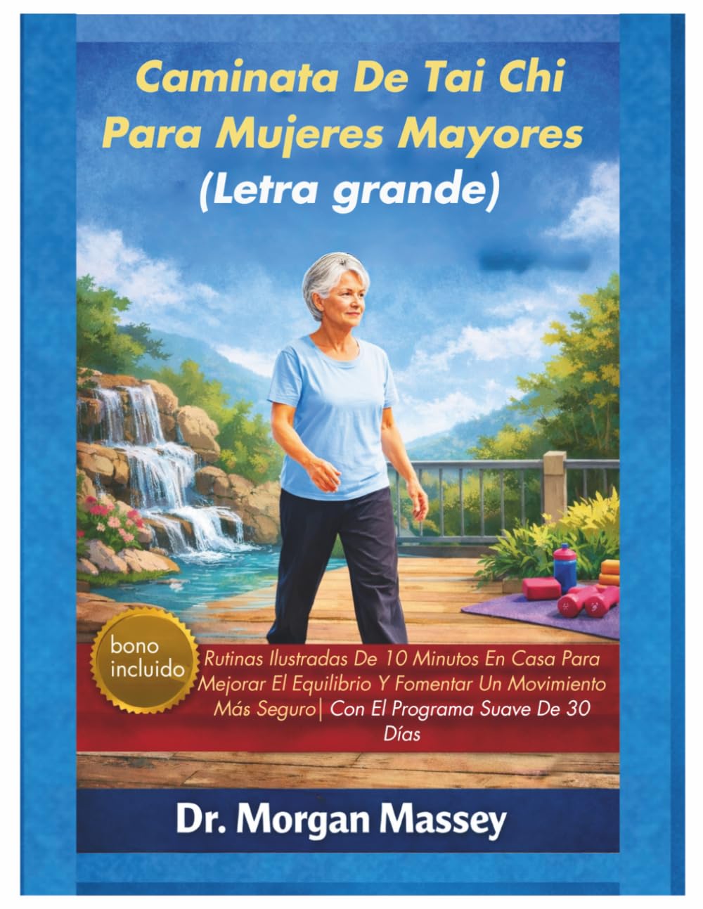 Caminata De Tai Chi Para Mujeres Mayores (Letra grande): Rutinas Ilustradas De 10 Minutos En Casa Para Mejorar El Equilibrio Y Fomentar Un Movimiento Más Seguro |Con El Programa Suave De 30 Días