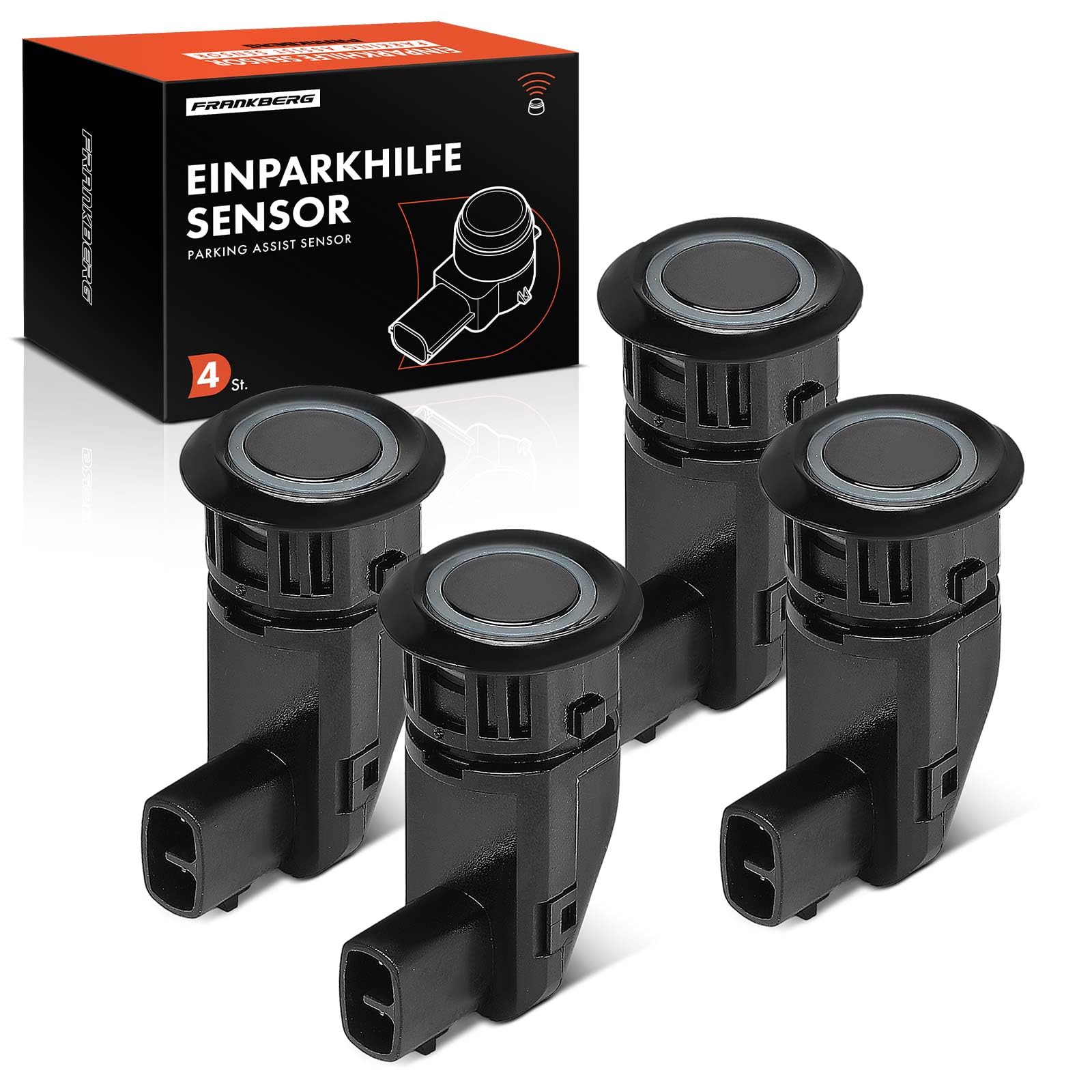 Frankberg 4 sensori di parcheggio anteriori e posteriori 1048474 | Compatibile con: Model S 5YJS