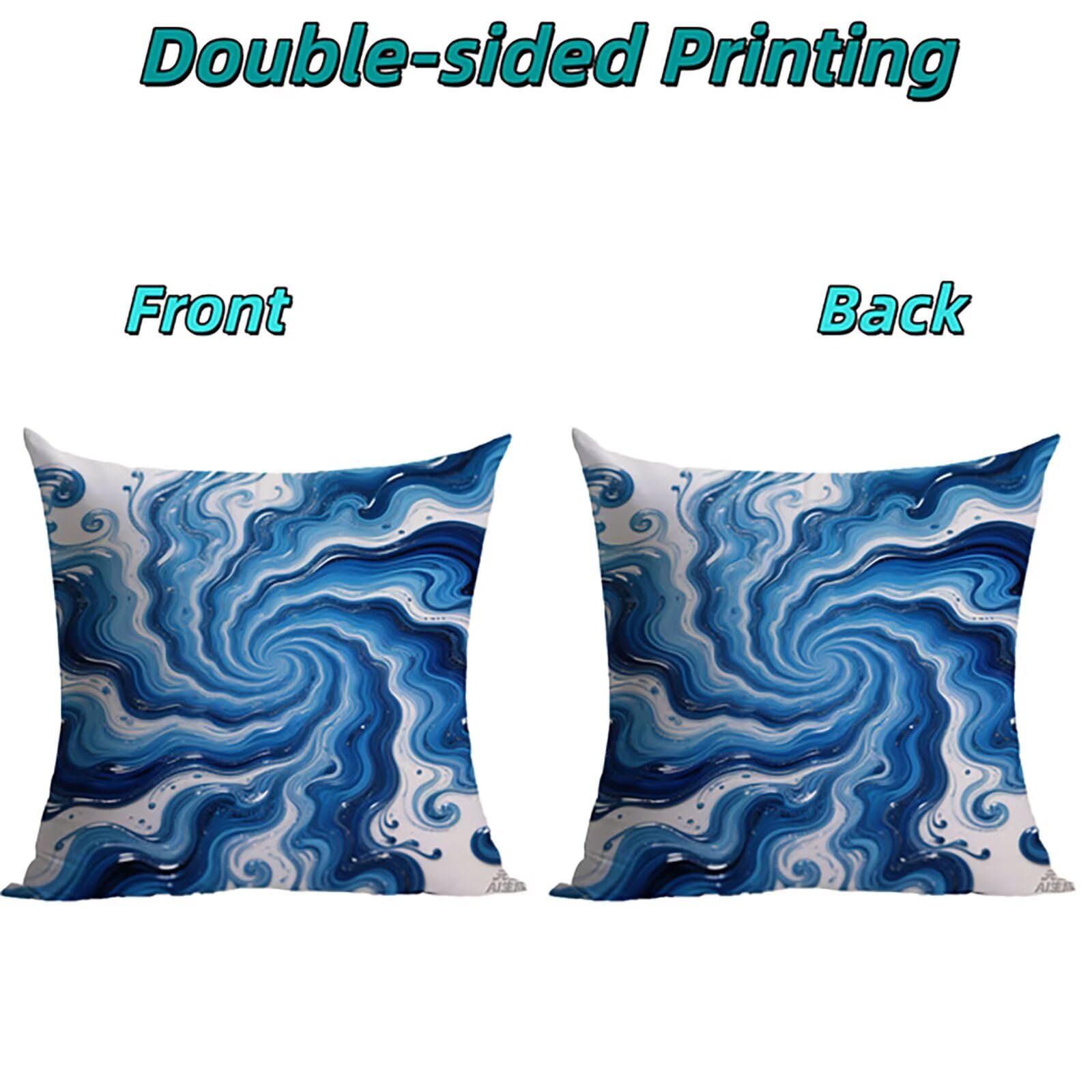 Federe Cuscini per Divano 60x60cm 4 Pack Federe Cuscino Astratto THDZ-1336