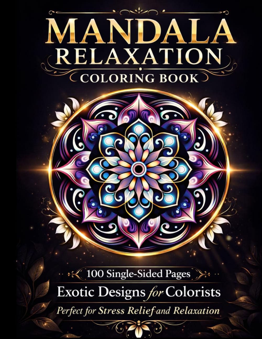 Mandala Relaxation Coloring Book: 100 Single-Sided Pages of Exotic Designs for Colorists | Perfect for Calming and Stress Relief