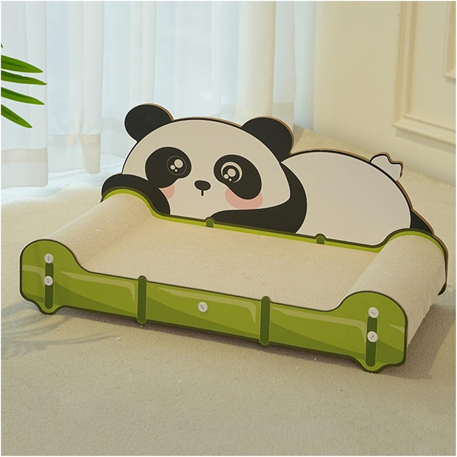 Cat Scratching Board Bed House Durable No Lint Large Space All in One Claw Grinding Toy for Cats Kittens Pet Supplies
