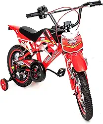 Bicicleta Moto Cross Uni Toys Vermelha Aro 14