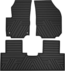 Floor Mats Fit for 2018-2024 Chevy Equinox (Not for EV), Custom Fit Waterproof Anti-Slip All Weather Protection 1st & 2nd Row Floor Liners for Chevrolet Equinox Accessories, Black
