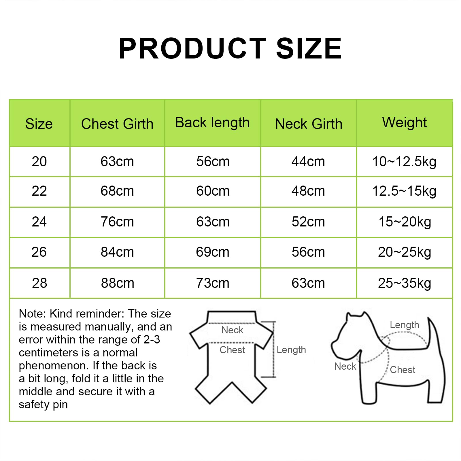 Impermeable para Perros con Capucha, Chubasquero Ligero para Medianas y Grandes, Mascota Impermeables Andar Excursión Acampada Deambular - Verde (28)