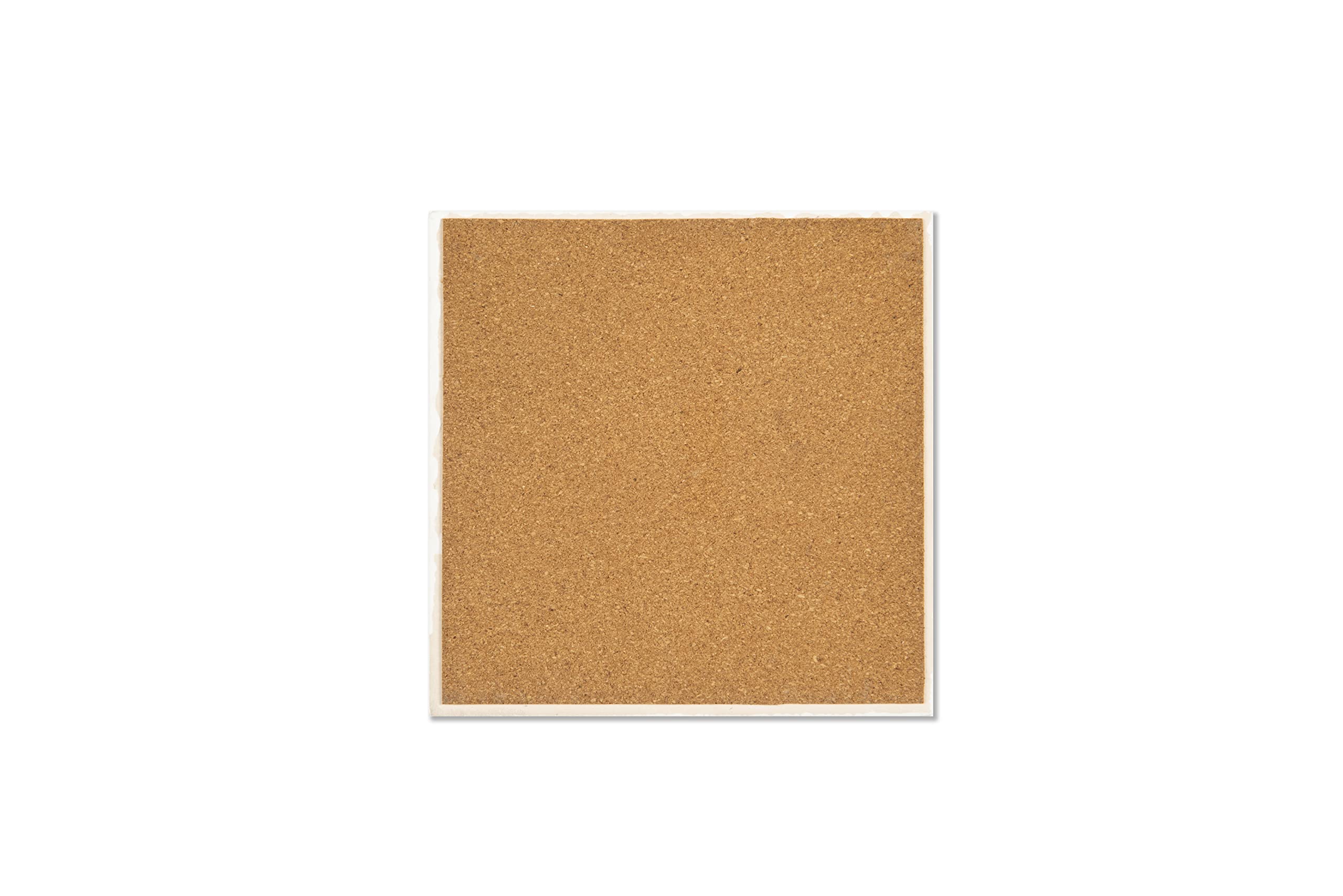 Excelsa Kimono Sottopentola Orientale in Ceramica e Sughero, 15x15 cm, Multicolore