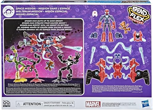 Spider-Man Bend & Flex Missions Spider-Man Space Mission Action Figure