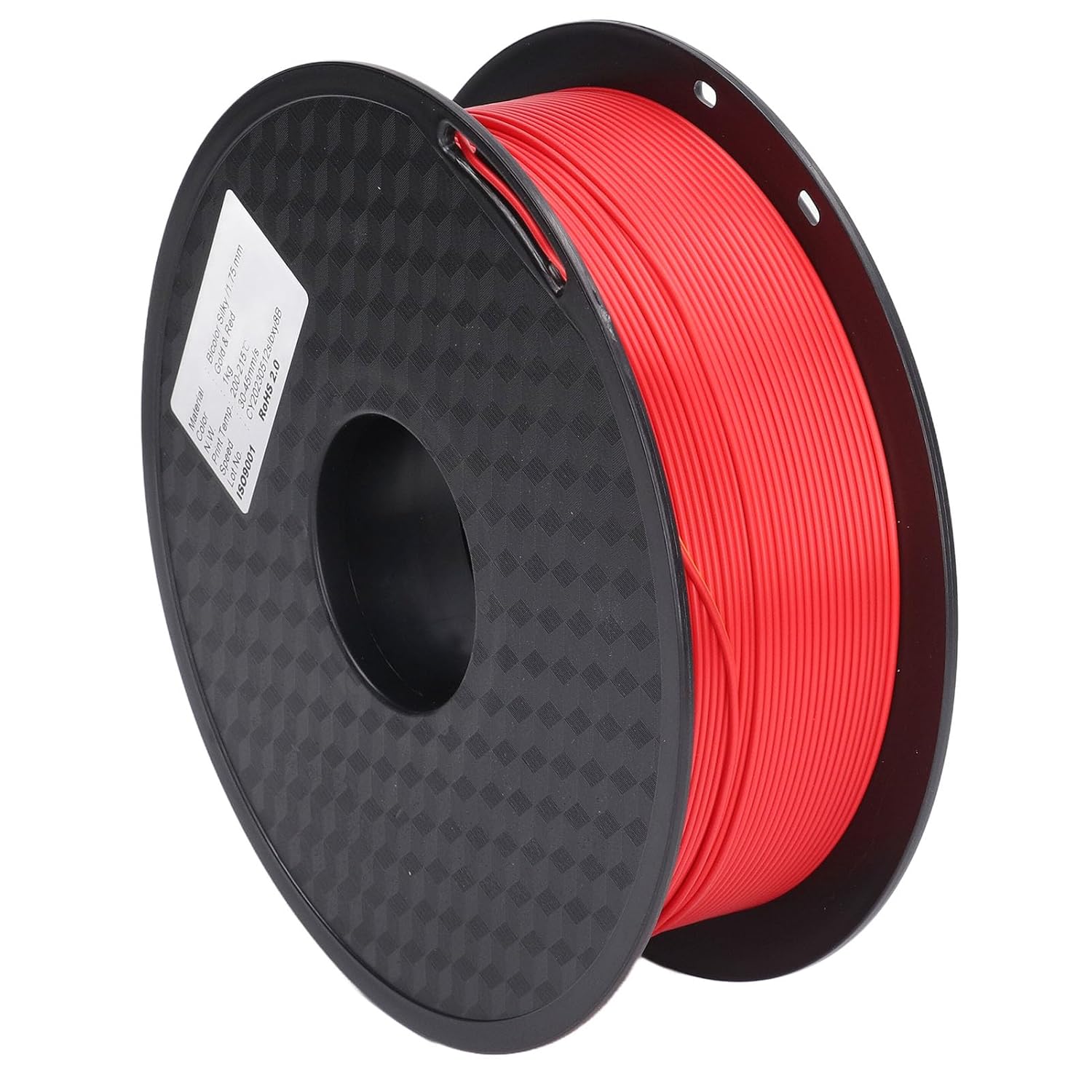 1.75mm PLA Filament Dual Color Silky Appearance 3D Printing Consumables Red Gold