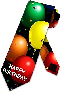 Birthday Ties Balloons Neckties Happy Birthday
