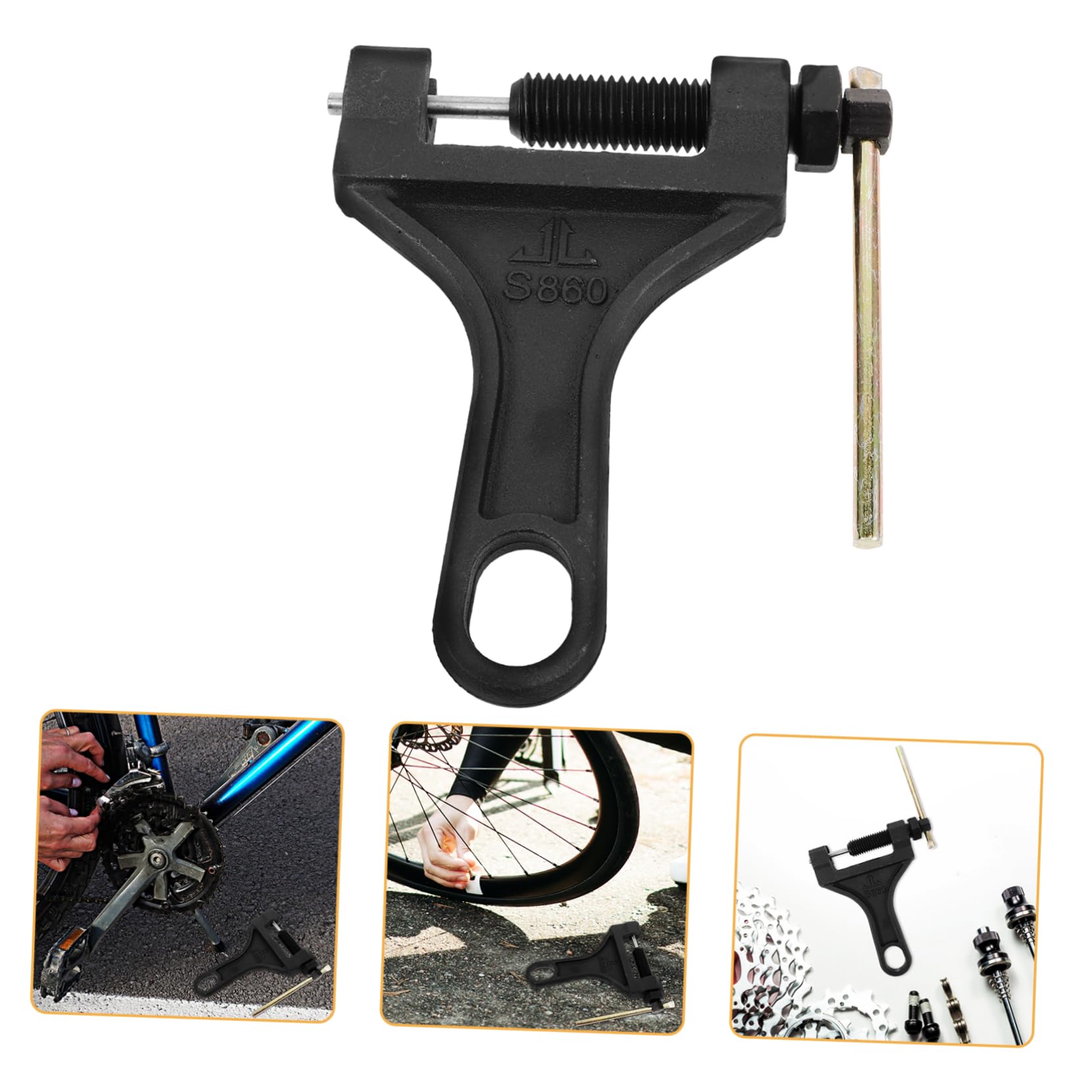 SOLUSTRE Herramienta De Hierro Para Separar Cadenas Rompecadenas Para Bicicleta y Motocicleta