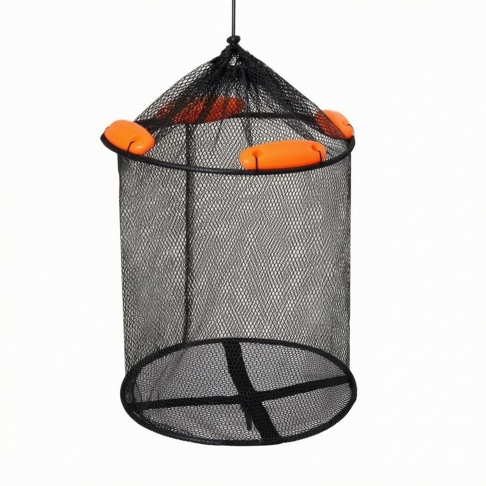 Cylindrical Keepnet Reinforced Base Mesh Keepnet Conical Top Coated Rubber Tube a | Nets | Fishing Equipment | Fishing-image-42