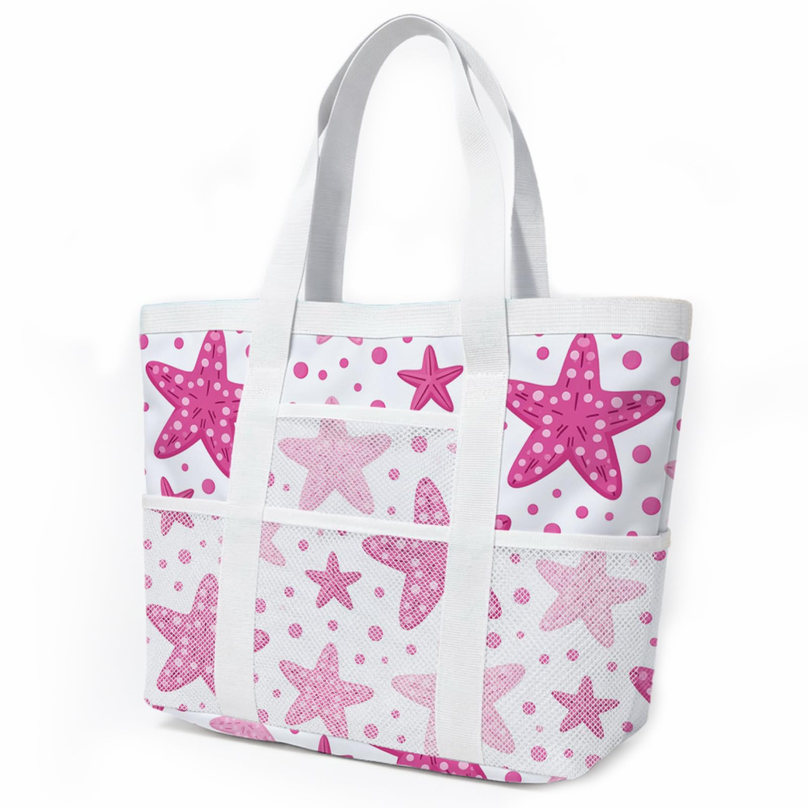 Strandtasche Strandtasche mit Reißverschluss Handtaschen Beach Bag Handbag Faltbar Einkaufstasche Sandschutz Strandtaschen Badetasche Strand Tasche Pool Bag