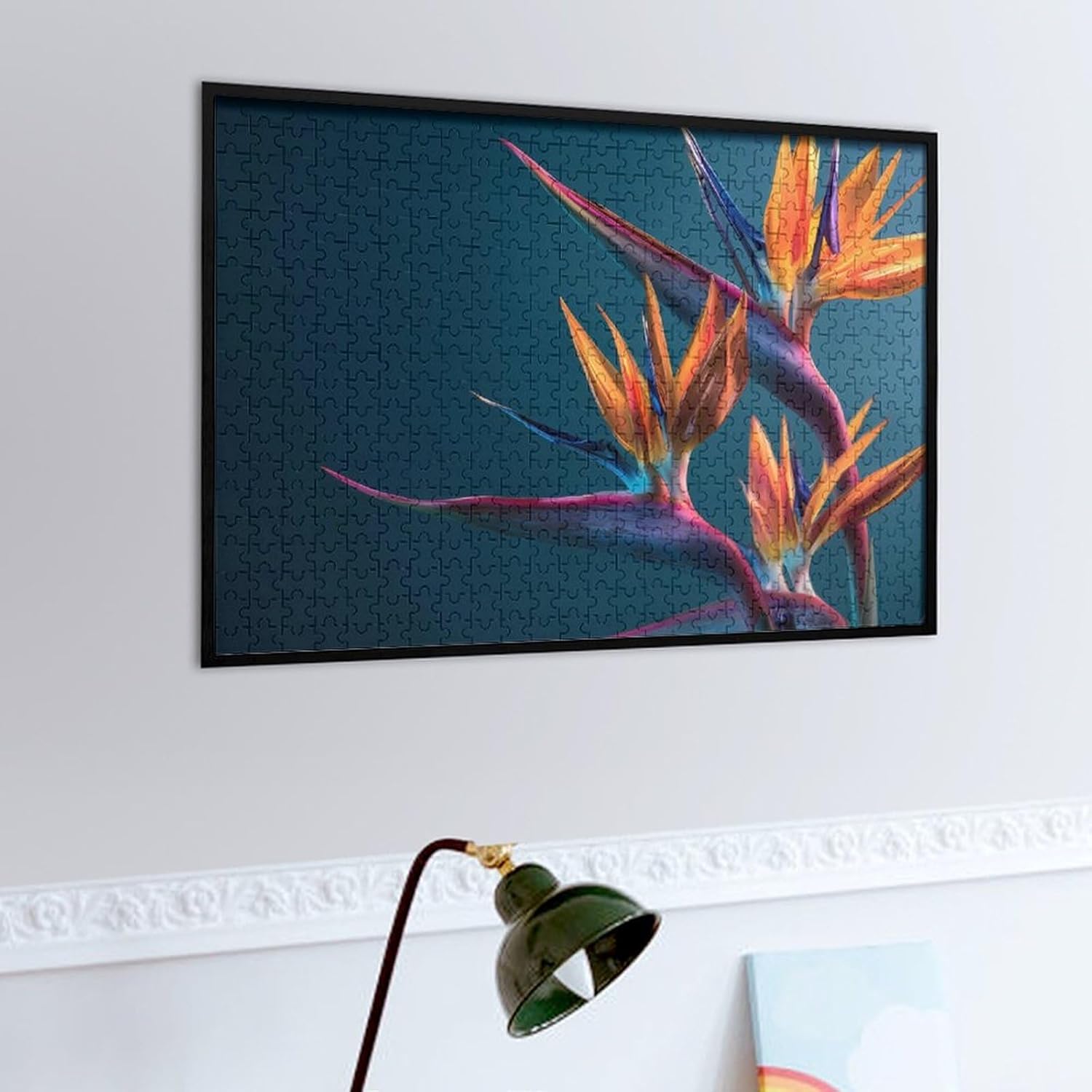Hawaiian Birds of Paradise Puzzles for Adults 500 PCS Wooden Jigsaw Puzzle Wall Decor Christmas