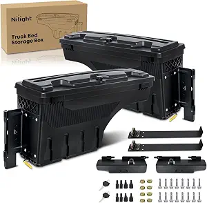 Nilight Swing-Out Truck Bed Tool Box Set for Ford F-150 (1999–2014)