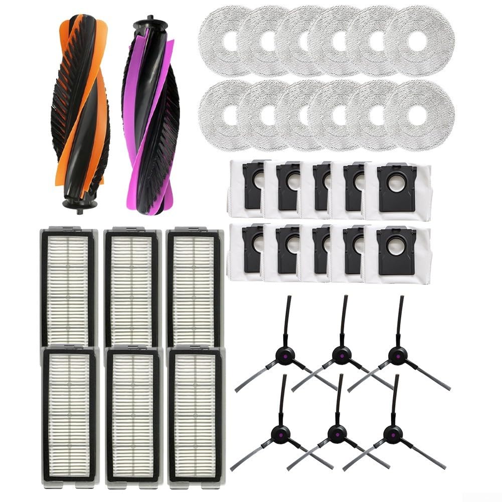 Kit per ricambi per midea V12Pro: 2 Spazzole 6 Filtri HEPA Kit