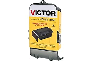 Victor M333 Mouse Trap: Humane, Multiple Catches, Indoor/Outdoor Use