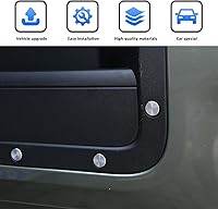 Vista 5 de Cubierta protectora de tornillo de puerta de aleación de aluminio para Land Rover Defender 110 130 2020-2022 accesorio interior de automóvil