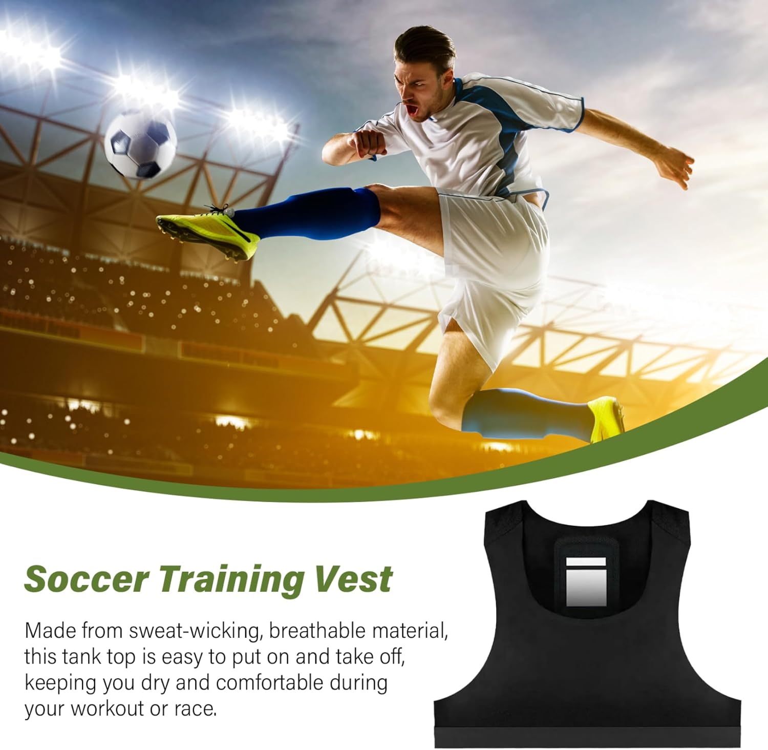 Soccer Training Equipment, Spandex Soccer Training Trackers Vest with GPS, Breathable Flexible Fit Soccer Trackers for Men Women Football Size L Soccer Trackers Soccer Training Soccer Equipment Socce