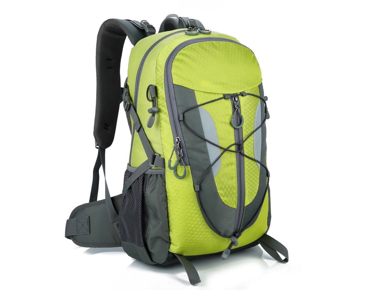 Lily's Locker - 30 l plecak turystyczny dla kobiet i mężczyzn, do uprawiania sportów na świeżym powietrzu, trekkingu, podróży, wspinaczki, jazdy na rowerze i joggingu, zielony, 29 x50 x18CM