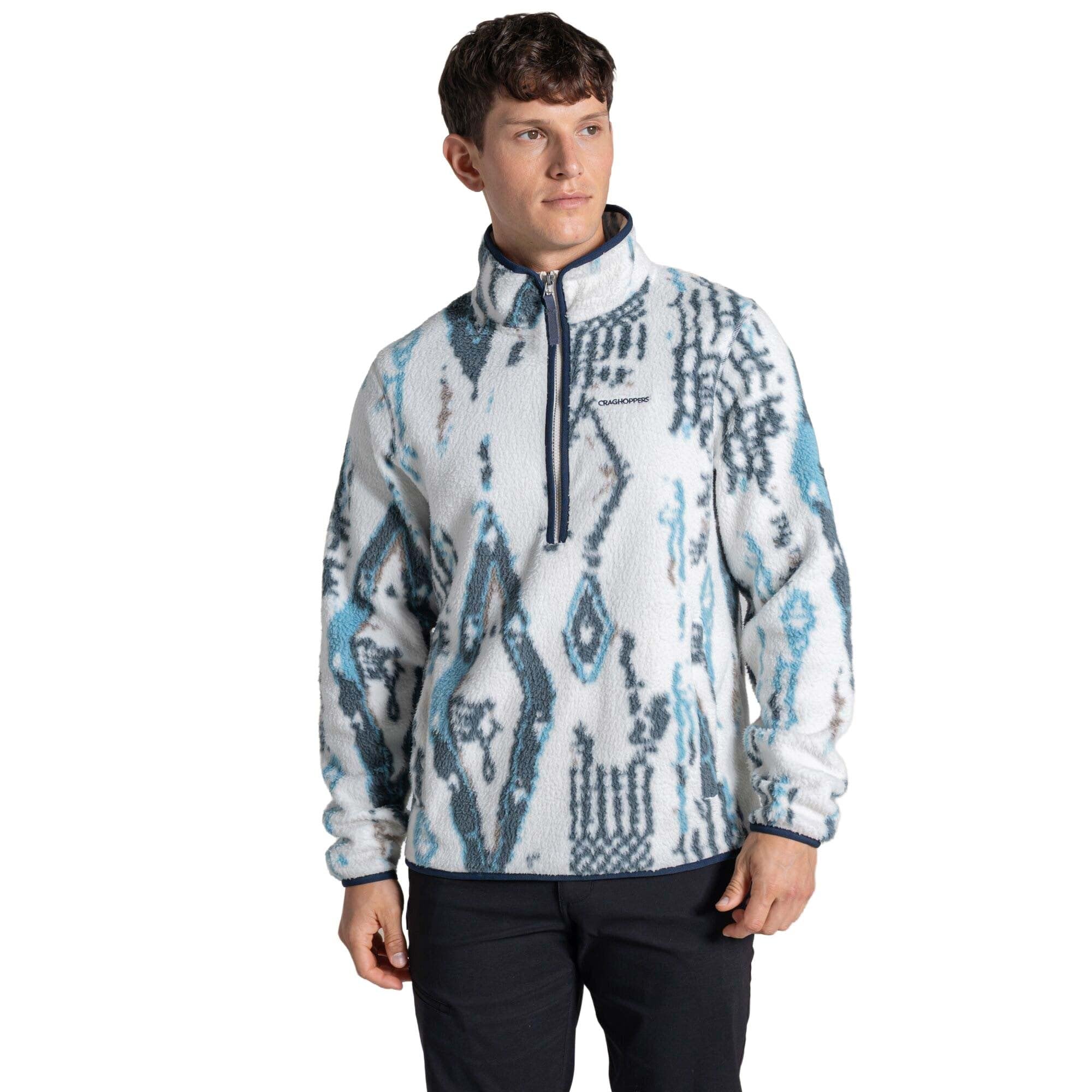 Craghoppers Men's Sailwhiteprt Tatton Ii Insulated Half Zip in Size M, Sports Direct