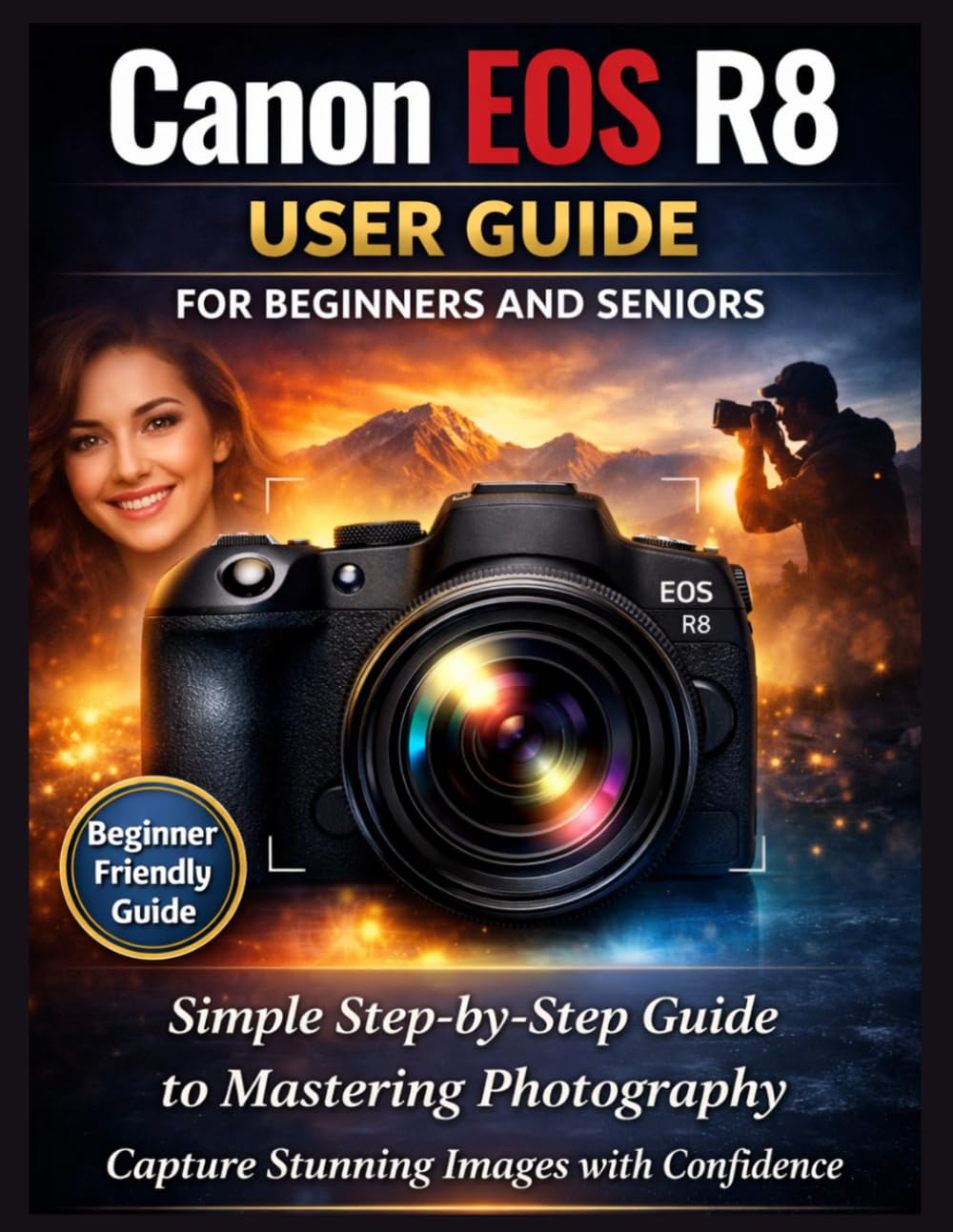 Canon EOS R8 User Guide for Beginners and Seniors: A Simple Step-by-Step Guide to Mastering Photography and Capturing Stunning Images with Confidence