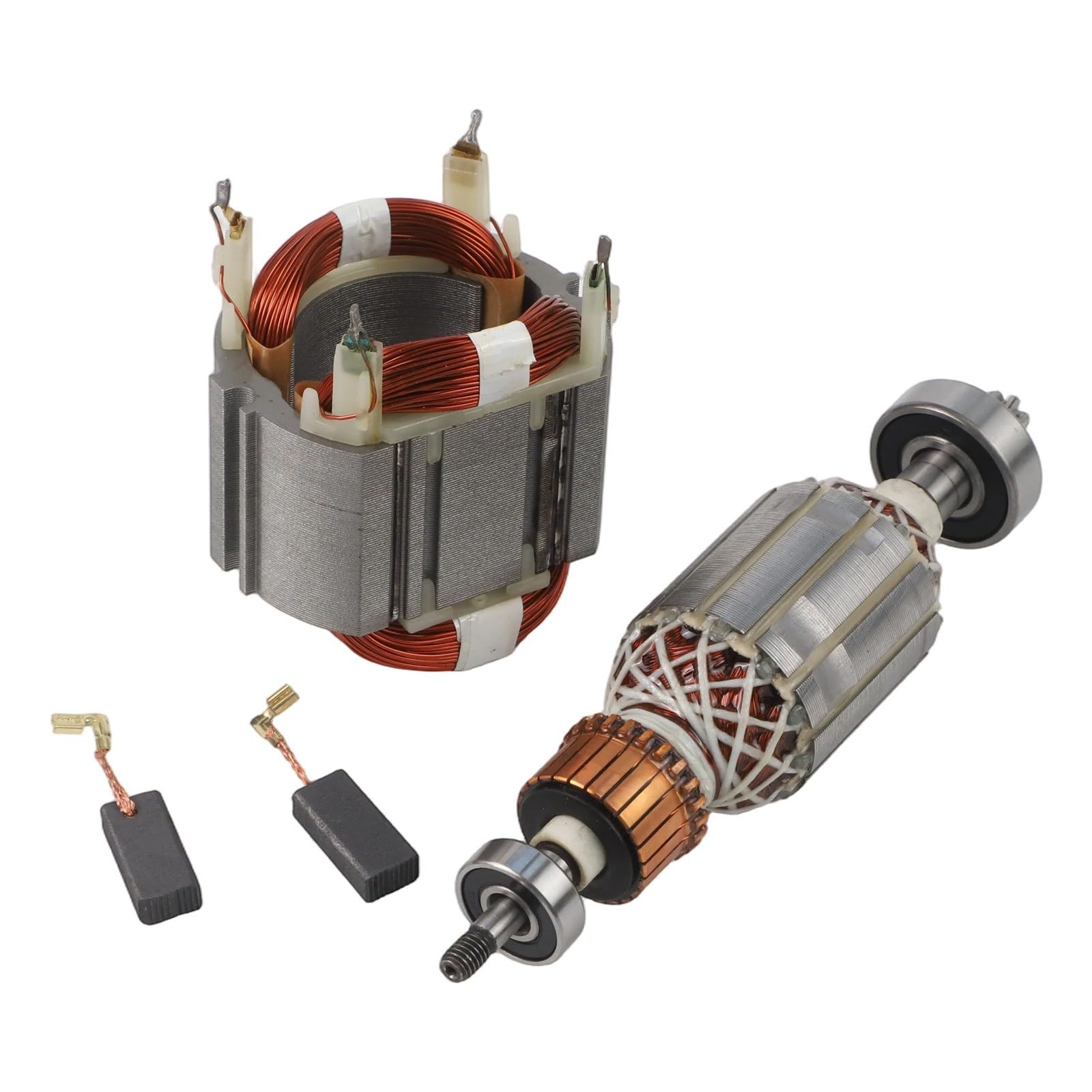 Juego de escobillas de carbón de estator de Rotor para HR4001C HR4010C HR4011C 513888-4 625758-6 Kit de Piezas de reparación de Metal