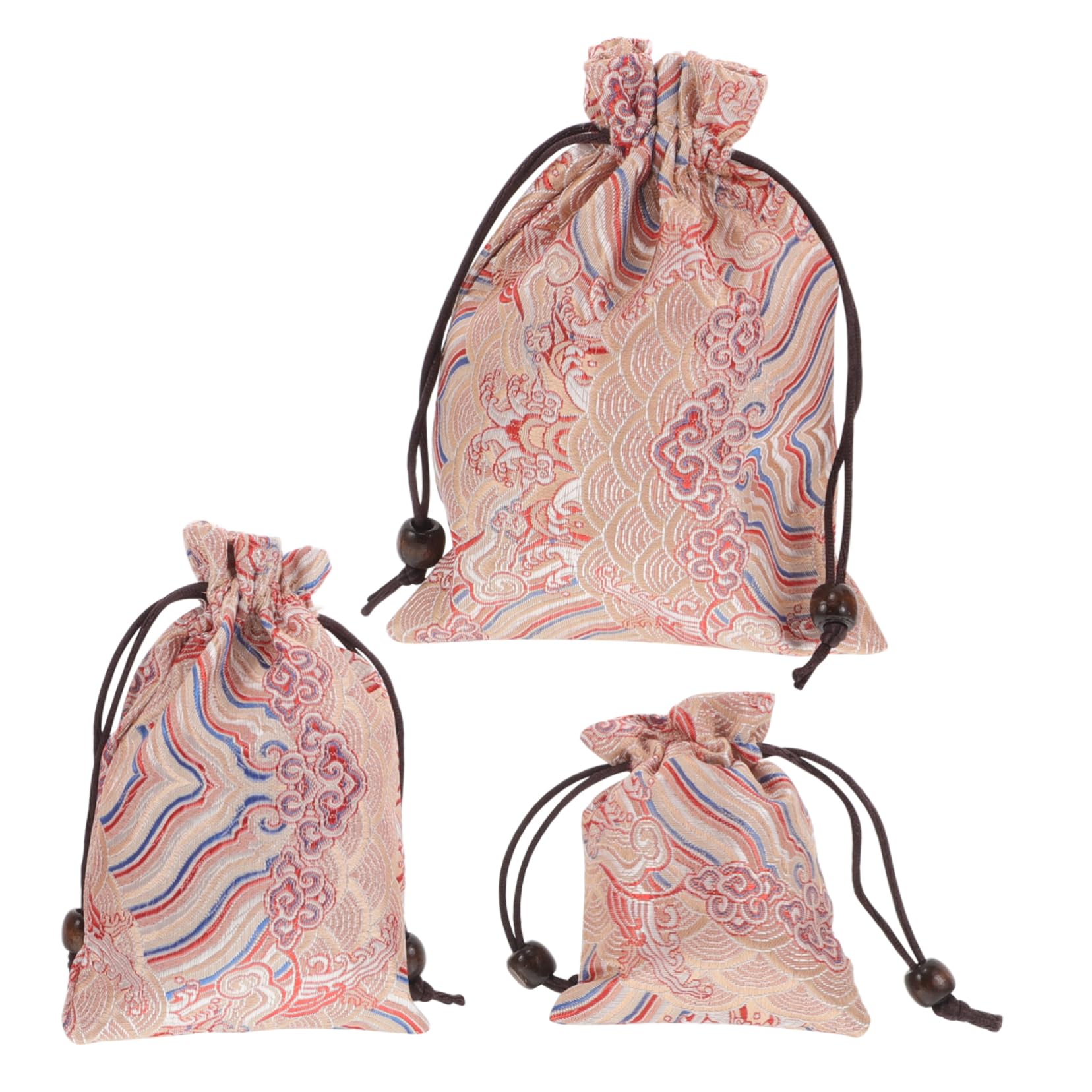 Holibanna 3pcs Velvet Jewelry Bags Earrings Pouches Small Drawstring Pouches for Traveling