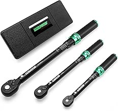 3 Piece Torque Wrench Set 1/4 1/2 3/8 5-25 N.m 10-60 N.m 20-220 N.m Bi-Directional Torque Wrench for Bike Motorcycle Car Maintenance