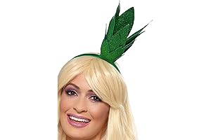 Pineapple Stalk Glitter Headband: Summer's Sweet Delight