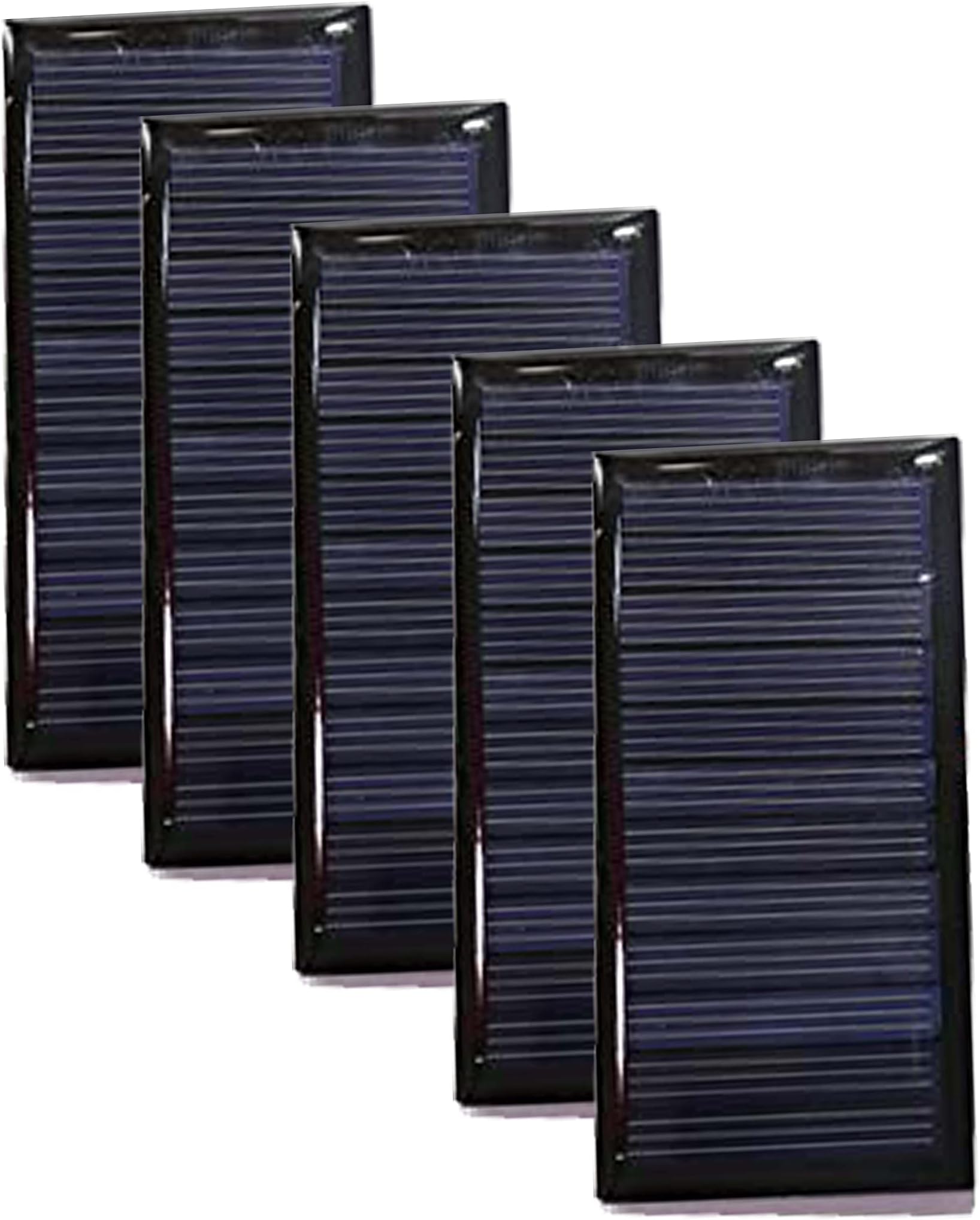 ambert 6 Volt 45mA Mini Solar Panel 80X40X3MM for Project Work Pack of 5 Units