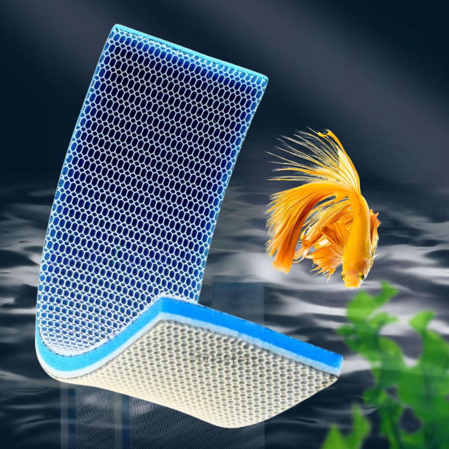 VAYINATO (Pack of 1) 50 * 11 Cm Upgraded 8D Multi Layer Aquarium & Koi Pond Filter Media Sponge for Cyrstal Clear Water | Washable & Reusable, Essential Aquarium Accessories (B0DDH2CQ46) Amazon Price History, Amazon Price Tracker
