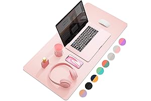 Pink Table Mat with Multifunctional Dual-Sided Design