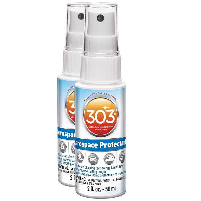 303 Products Aerospace Protectant Spray para Proteção de Superfícies – Acabamento Fosco – Frasco de 59 mL – Pacote com 2