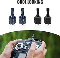 Vista 4 de 3 Pro/4 Pro Control Sticks, 4 joysticks desmontables de aleación de aluminio para DJI Mini 3/Mini 3 Pro/Mini 4 Pro/Air 3/Mavic 3 Pro RC y RC 2 negro