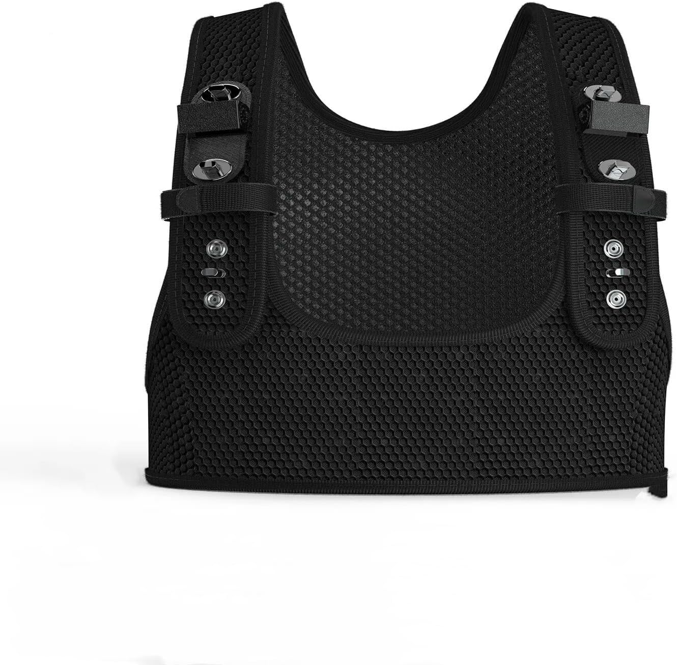 BOBLOV Double Shoulder Stand, Body Worn Camera Vest Mount for All Brands of Body Cameras, Portable Camera Stand with Adjustment Chart for Body Forces