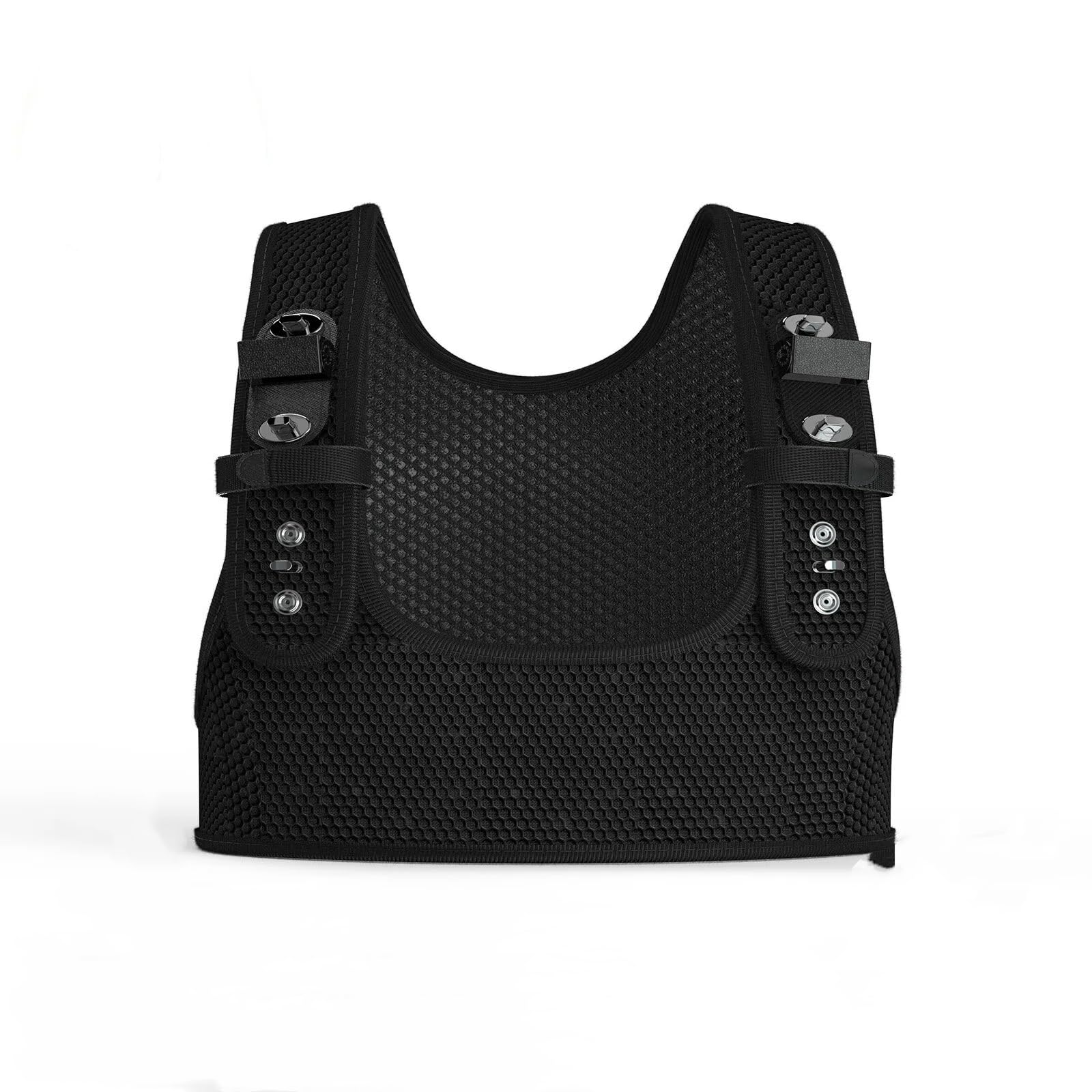 BOBLOV Dual Shoulder Mount, Body Worn Camera Vest Mount, for All Brand Body Cam, Wearable Body Camera Mount with Adjust Board for Law Enforcement, Free Hands for Video Record (Wide)