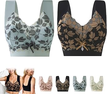 Versatile Comfy Lift & Flex Lacy Bra Top, Lifting Anti-Sagging Push up Bra
