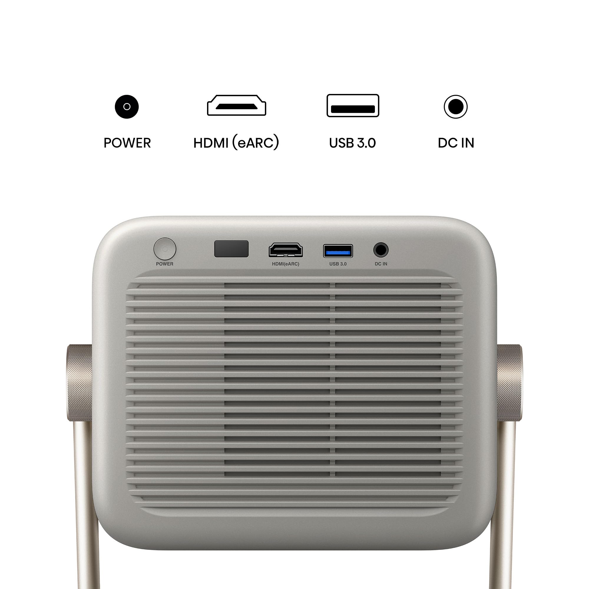 Hisense M2 Pro - Mini Proyector Laser Trichroma UHD 4K Smart TV, de 65" a 200", 1300 Lumen, Dolby Vision, Zoom Óptico, Autoenfoque, Protección Ocular, Auto-Corrección Trapezoidal