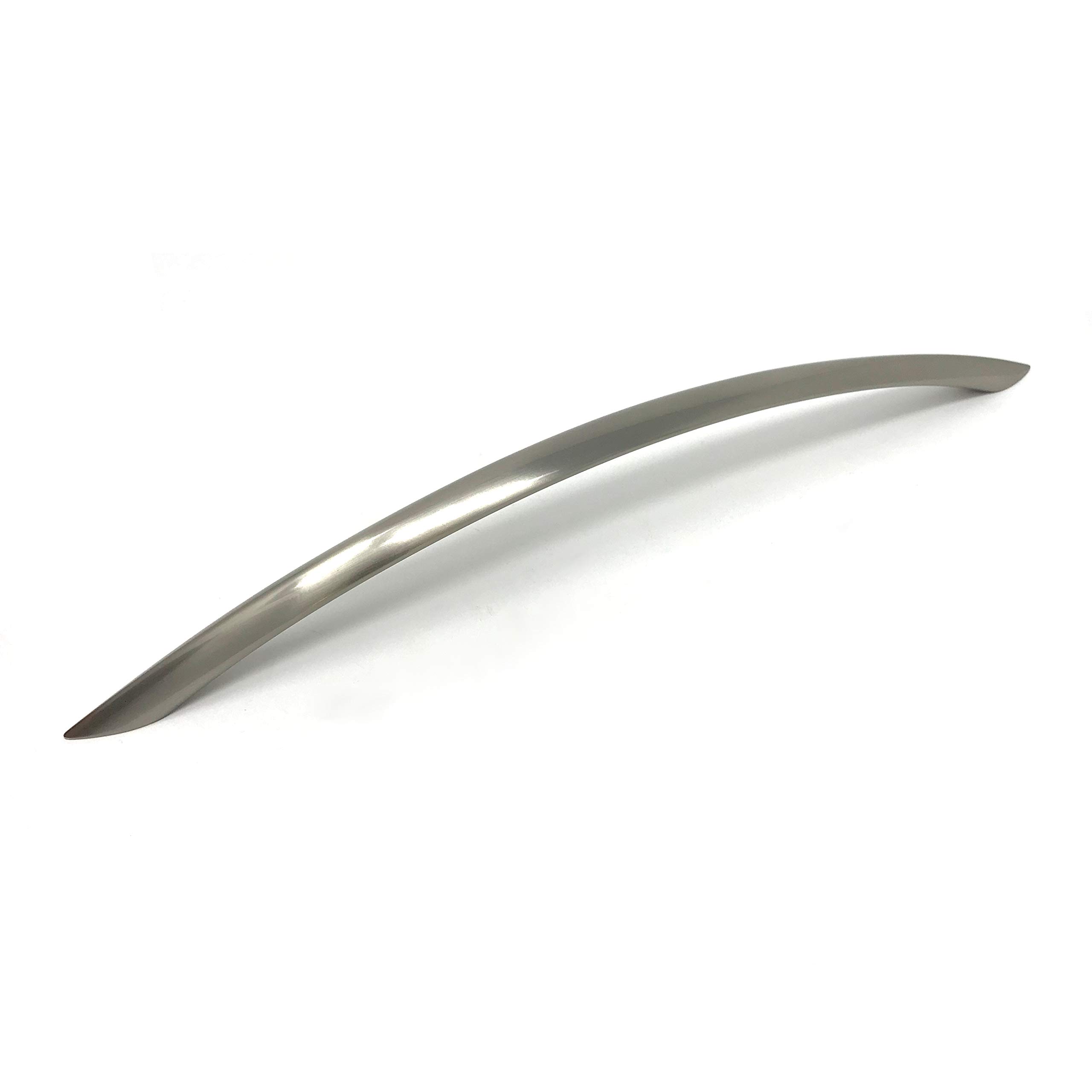 320mm Brushed Nickel Flat Bow Handle from B&Q