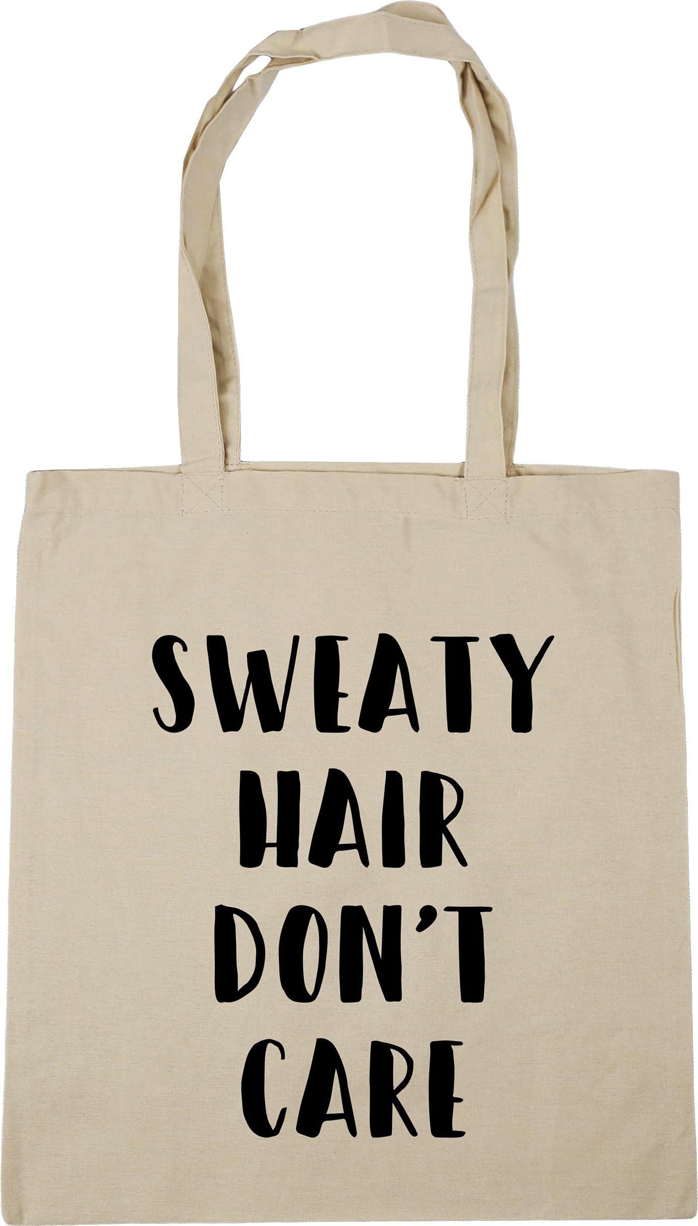 HippowarehouseSweaty Hair Don't Care Tote Shopping Gym Beach Bag 42cm x38cm, 10 litres