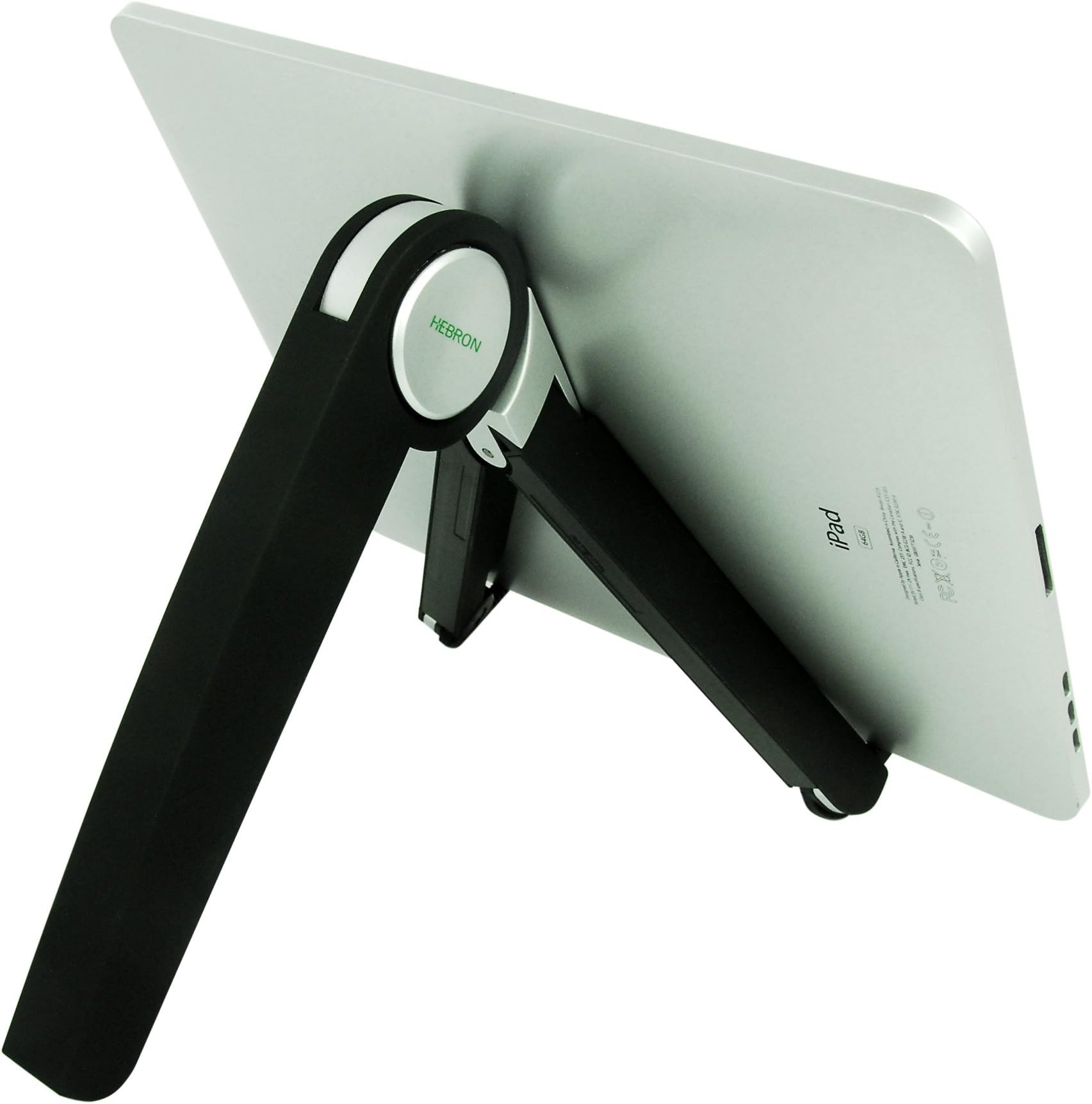 Original Hebron Portable Foldable iPad 5 iPad 4 Galaxy Tab 3 Stand / Holder / Cradle 2nd Generation (max. carrying capacity up to 5 kg) - Desk Stand (black) - also for Laptops, Notebooks, Netbooks & Tablet PCs e.g. Galaxy Tab 10.1 8.9, Acer Iconia, Asus EeeSlate, Motorola Xoom, Toshiba, Archos 10.1, HP Touchpad, Toshiba Folio, Macbook Air