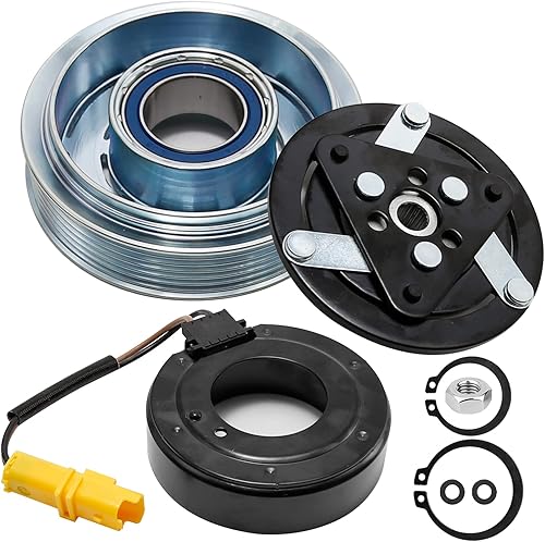 Miniatura 8 de Kit de embrague de compresor de CA de 4.68 pulgadas de repuesto para Mini Cooper 4 Cyl 1.6L SD6V12 2008-2013