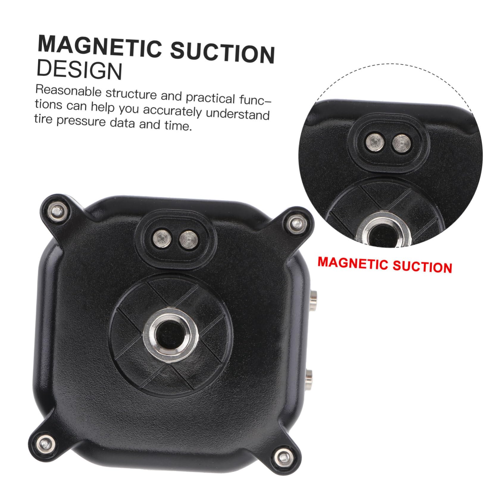 Toyvian Sensor de Presión de Neumáticos Monitoreo en Tiempo Real para Motocicleta para Control Exacto y Seguro y Material de Plástico Resistente