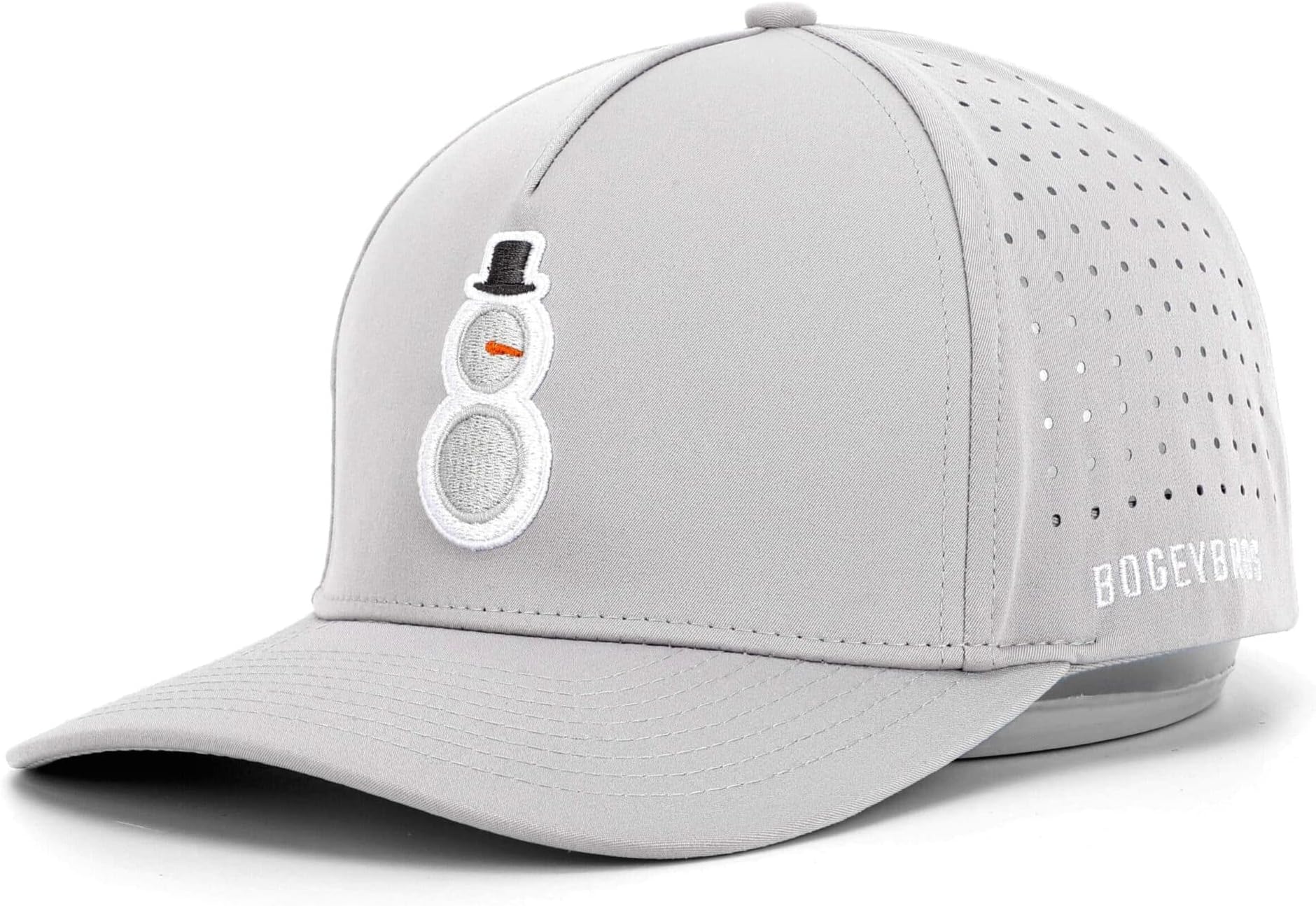 Golf Hat for Men – Performance Snapback Cap, Breathable Poly Spandex, Sweat Resistant, Structured Fit