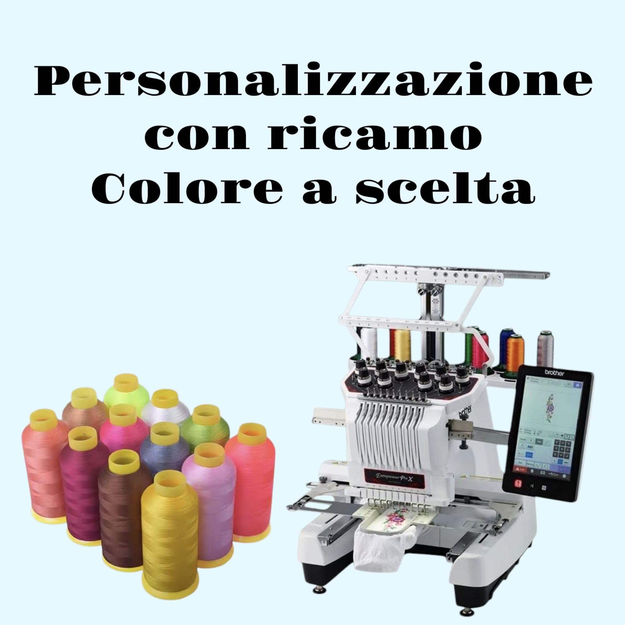 Set Personalizzato con ricamo. Borsa mare con zip e telo mare grande.