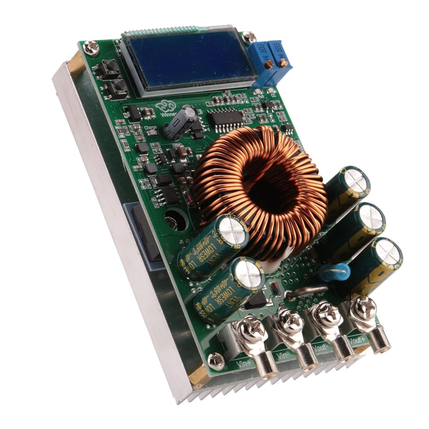 Abwärtsmodul mit einstellbarem DC-DC-Eingang, hohe Effizienz, 10-90 V DC, Ausgang 2-60 V DC, 70 x 38 x 31 mm, Stromversorgung für Auto, Spannungswandler Abwärtsmodul mit einstellbarem DC-DC-Eingang, hohe Effizienz, 10-90 V DC, Ausgang 2-60 V DC, 70 x 38 x 31 mm, Stromversorgung für Auto, Spannungswandler