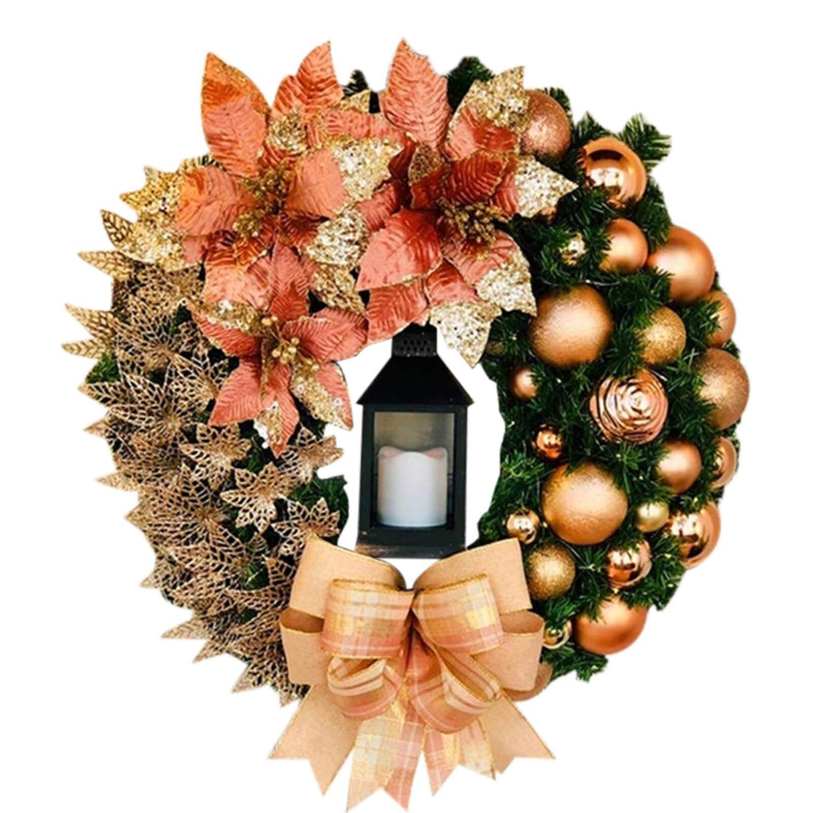 Guirlande de Noël pour fenêtre et porte, la déco d'automne chaleureuse de 50 cm