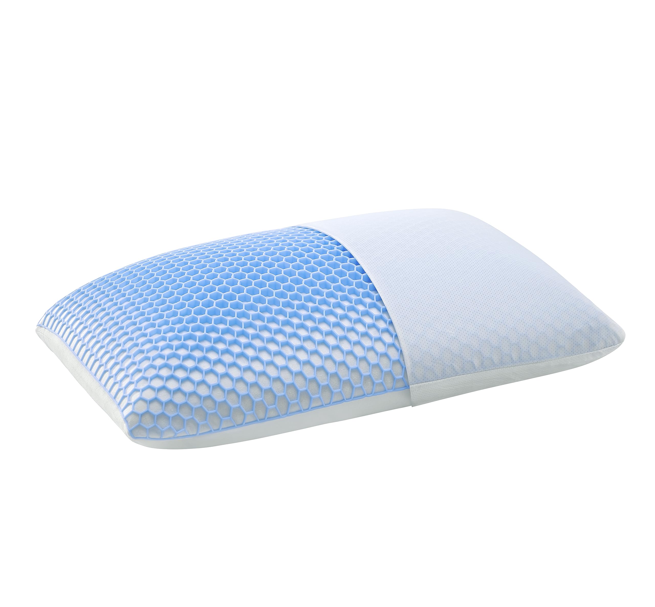 Berklan Harmony Pillowcases 1 Pair Supportive Elastic Grid Hex Breathable for Hot Sleepers Without Pillow Core Oversized 27.56 × 17.72 inch