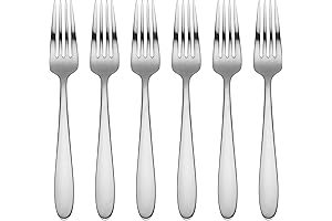 Oneida Vale Set of 6 Stainless Steel Salad Forks