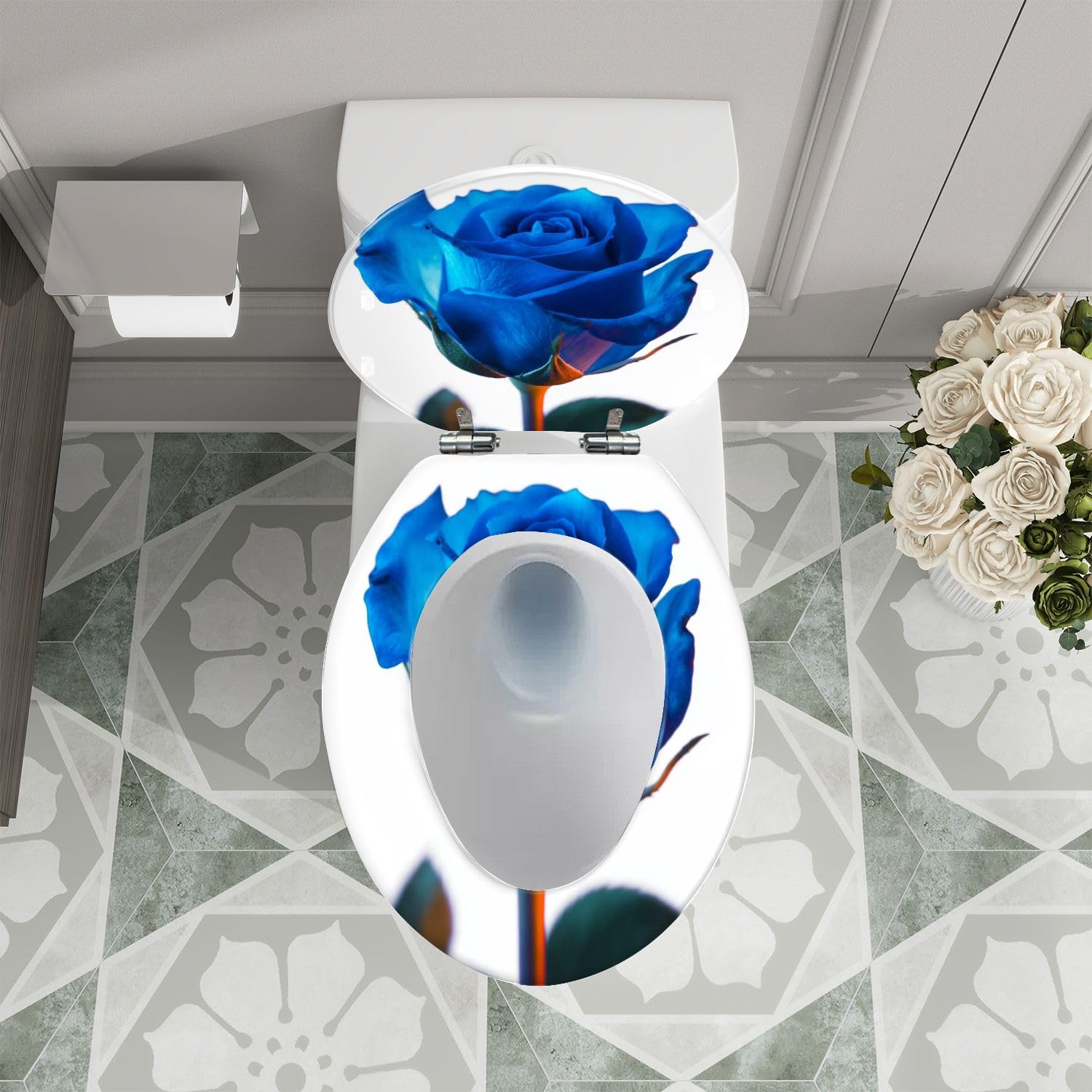 Sedile WC allungato generico per bagno