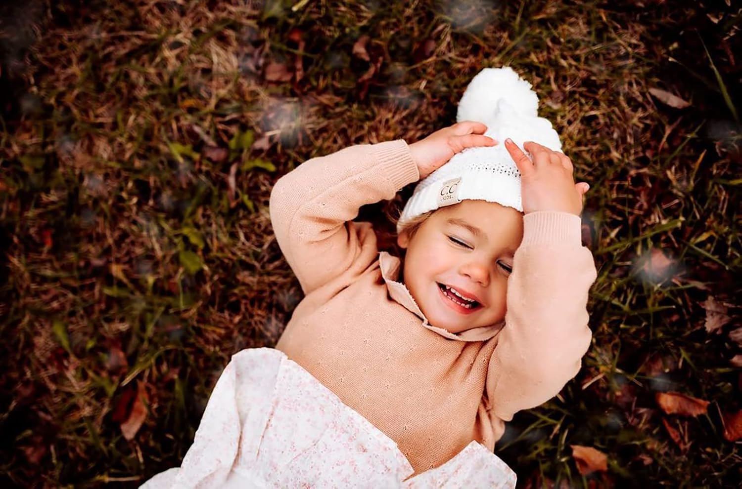 Funky Junque Exclusives Toddler Pom Beanie – Warm Knit Winter Hat for Kids Ages 1–4, Cozy Snow Beanies for Baby Boys & Girls - Image 4